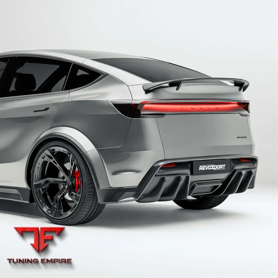 TESLA MODEL Y PREMIUM JUNIPER CARBON FIBER REAR DIFFUSER
