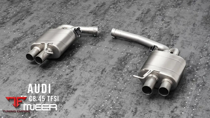 TNEER Audi A6 C8 45 TFSI tailpipes