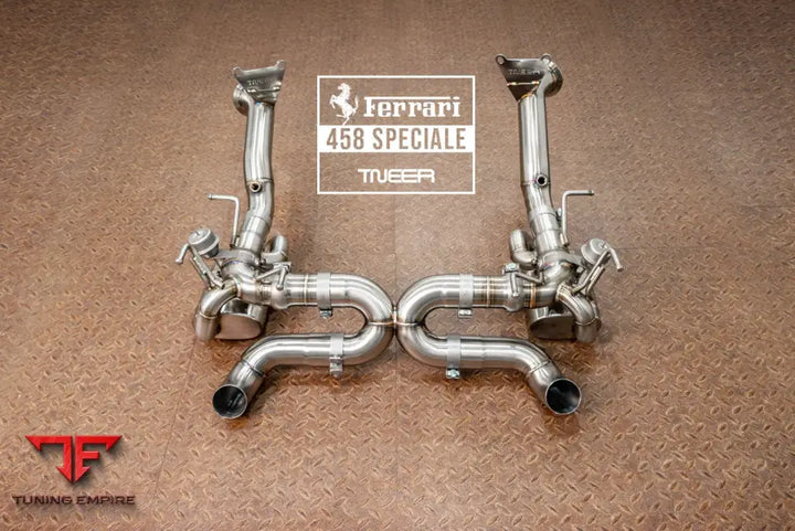 TNEER FERRARI 458 SPECIALE EXHAUST SYSTEM