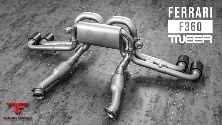 TNEER FERRARI F360 / SPIDER EXHAUST SYSTEM