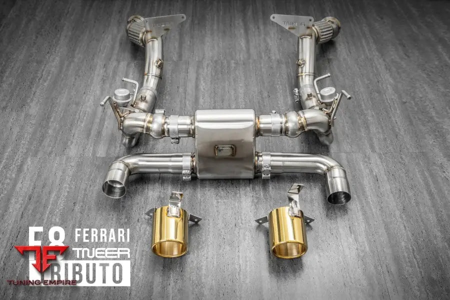 TNEER FERRARI F8 TRIBUTO EXHAUST SYSTEM