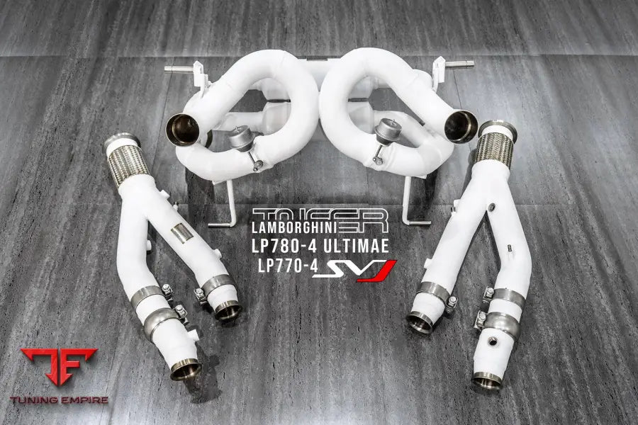 TNEER LAMBORGHINI AVENTADOR LP770-4 SVJ CERAMIC COATED EXHAUST SYSTEM