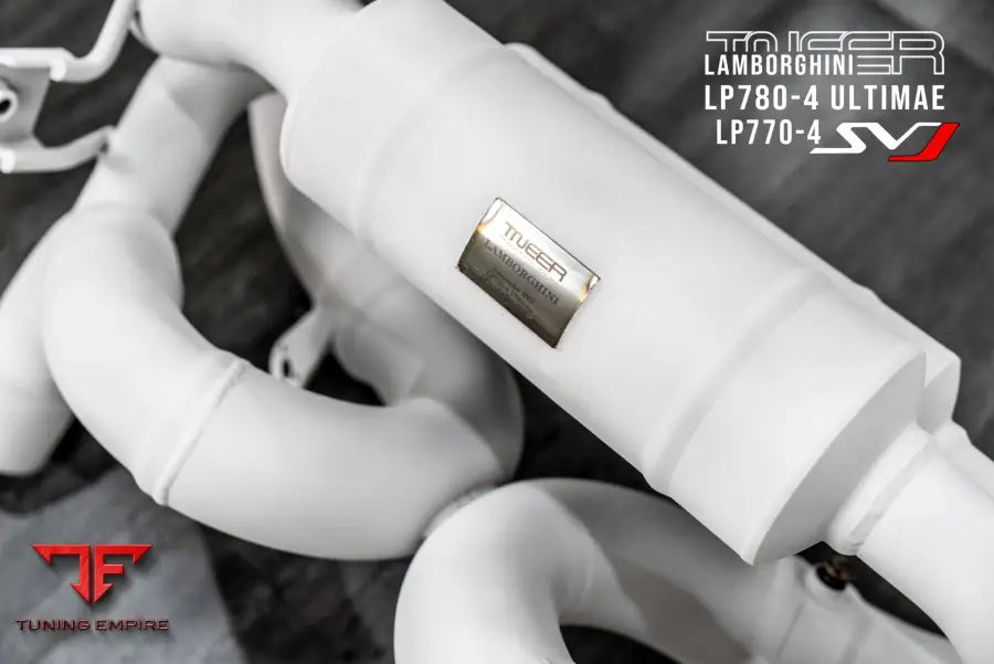 TNEER LAMBORGHINI AVENTADOR LP770-4 SVJ CERAMIC COATED EXHAUST SYSTEM