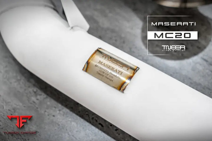 TNEER MASERATI MC20 EXHAUST SYSTEM