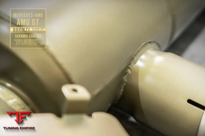 TNEER MERCEDES AMG GTS BRONZE GOLD EXHAUST SYSTEM