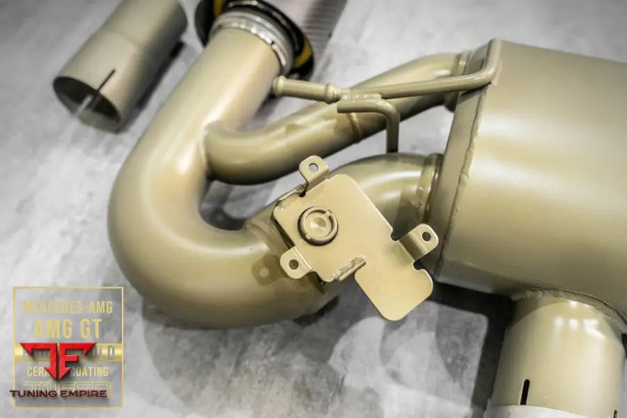 TNEER MERCEDES AMG GTS BRONZE GOLD EXHAUST SYSTEM