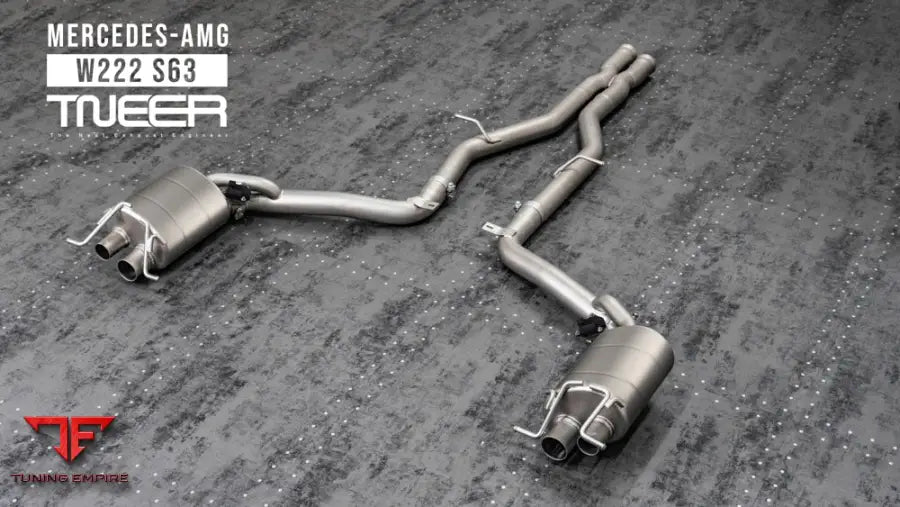 TNEER Mercedes-AMG S63 W222 exhaust system