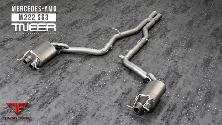 TNEER Mercedes-AMG S63 W222 exhaust system