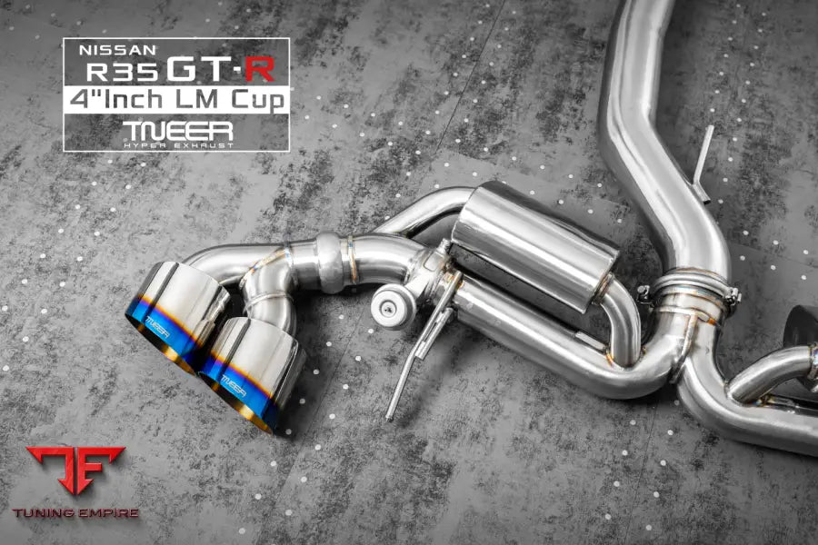 TNEER NISSAN R35 GTR 4’’INCH LM CUP EXHAUST SYSTEM