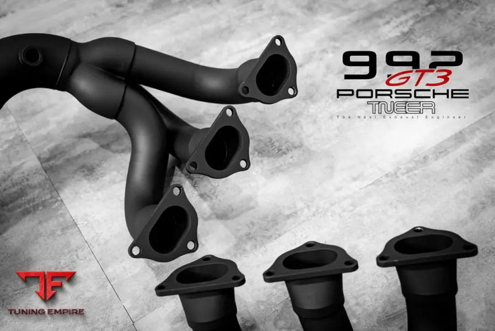 TNEER PORSCHE 992 GT3 CATLESS HEADER EXHAUST SYSTEM