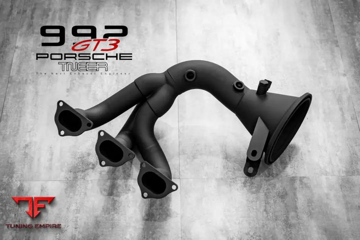 TNEER PORSCHE 992 GT3 CATLESS HEADER EXHAUST SYSTEM