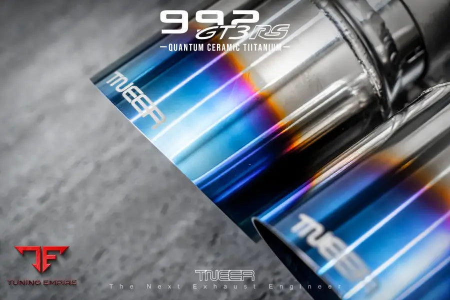 TNEER PORSCHE 992 GT3 QUANTUM CERAMIC TIITANIUM EXHAUST SYSTEM