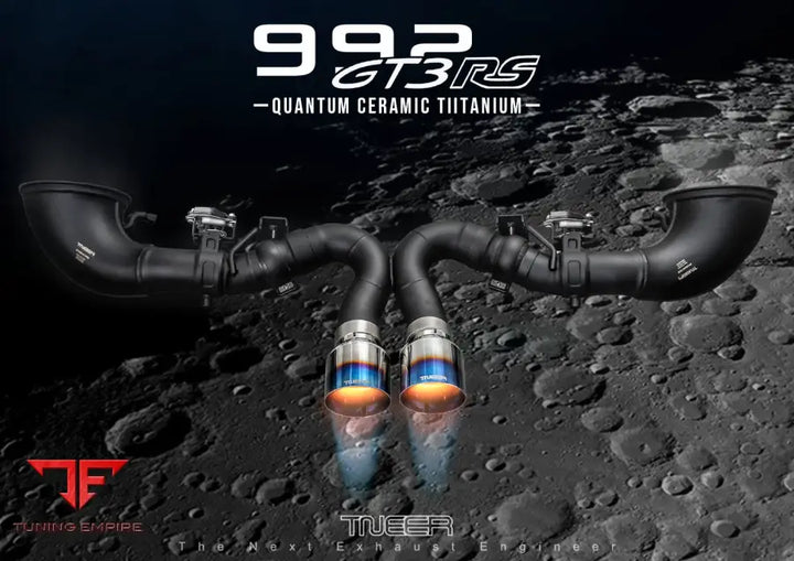 TNEER PORSCHE 992 GT3 QUANTUM CERAMIC TIITANIUM EXHAUST SYSTEM