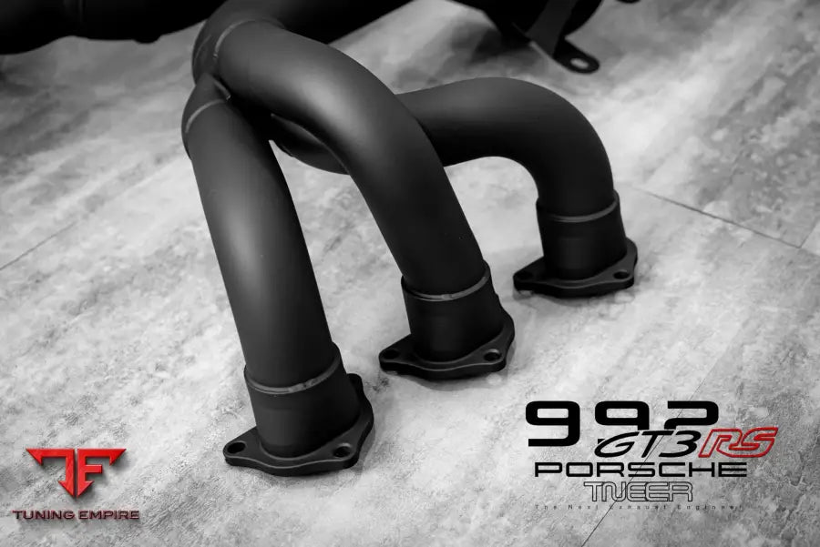TNEER PORSCHE 992 GT3 RS CATLESS HEADER EXHAUST SYSTEM