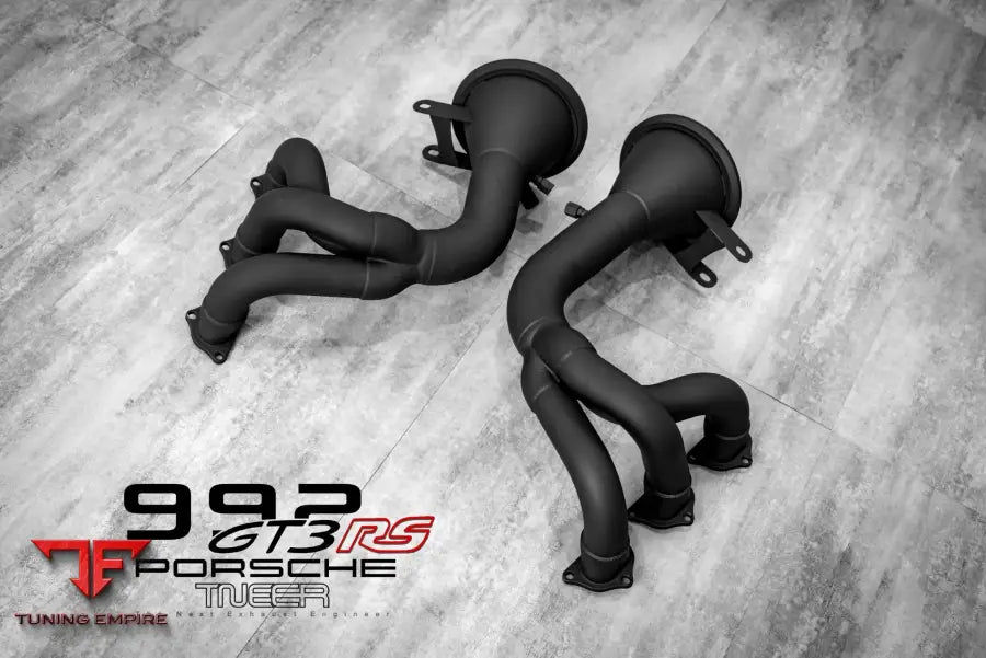 TNEER PORSCHE 992 GT3 RS CATLESS HEADER EXHAUST SYSTEM