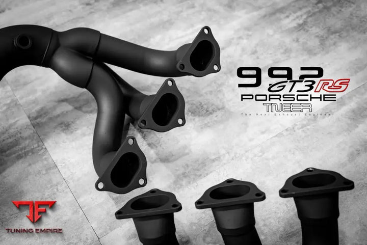 TNEER PORSCHE 992 GT3 RS CATLESS HEADER EXHAUST SYSTEM