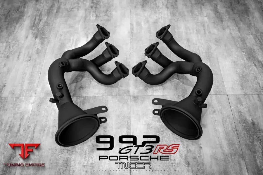 TNEER PORSCHE 992 GT3 RS CATLESS HEADER EXHAUST SYSTEM