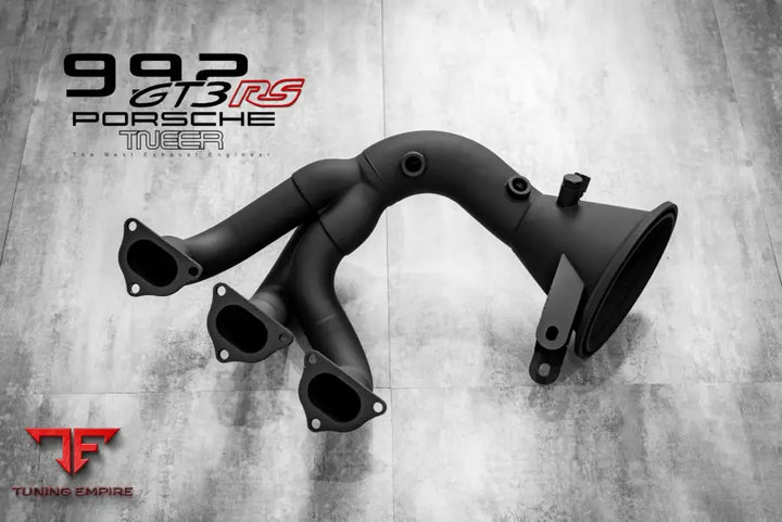 TNEER PORSCHE 992 GT3 RS CATLESS HEADER EXHAUST SYSTEM