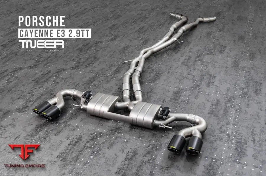 TNEER Porsche Cayenne S Coupe E3 exhaust system