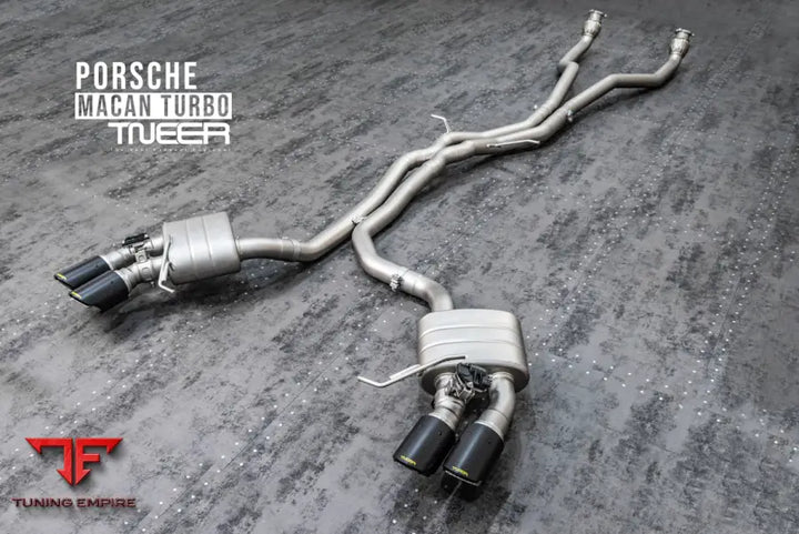 TNEER Porsche Macan Turbo facelift exhaust system