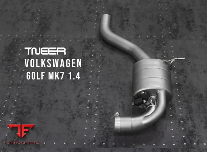 TNEER VOLKSWAGEN GOLF 1.4TSI MK7 EXHAUST SYSTEM