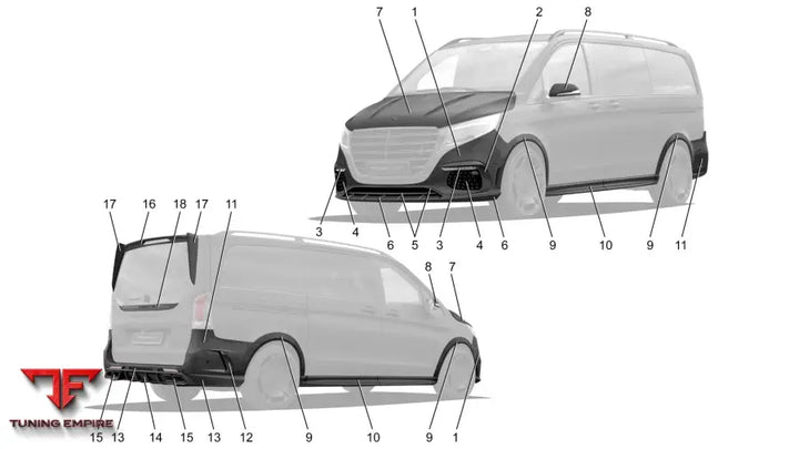 Mercedes-Benz V-Class Inferno 2026 by TOP CAR