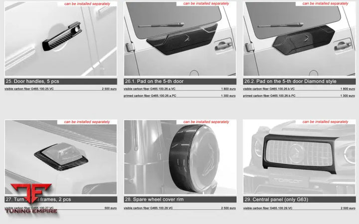 TOP CAR MERCEDES G CLASS (W465) 2025 INFERNO