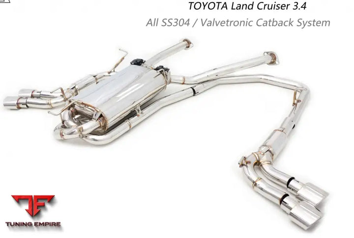 Toyota 3.4 All Ss304 Exhaust System