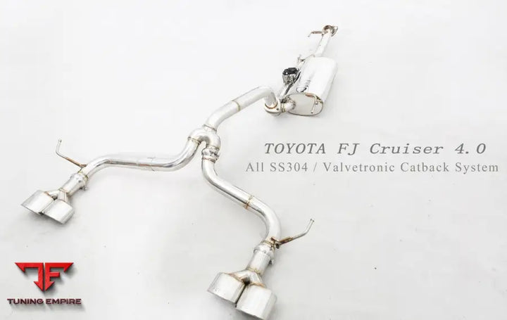 Toyota Fj Cruiser All Ss304 Valvetronic Exhaust System