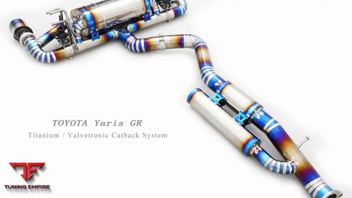 TOYOTA GR YARIS TITANIUM VALVETRONIC EXHAUST SYSTEM