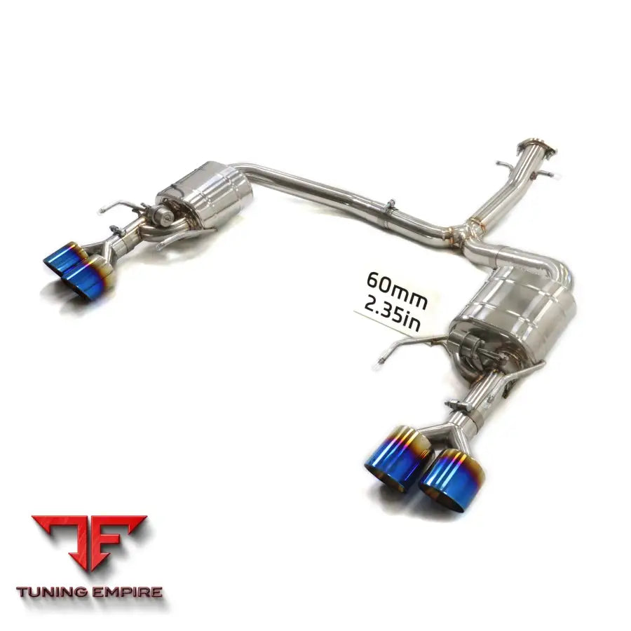 TOYOTA MARK X 2.5L STAINLESS STEEL CATBACK RAZOR EXHAUST WITH MUFFLER VALVE