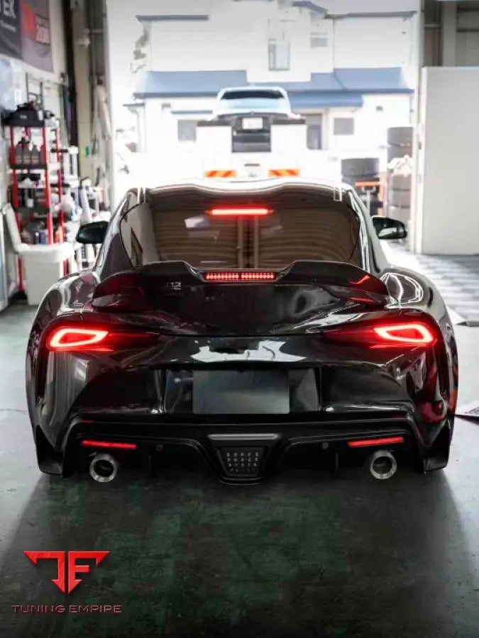 TOYOTA SUPRA A90 2019 + Rear Spoiler with LED LIGHTS
