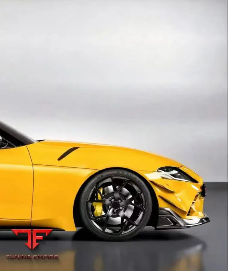 TOYOTA SUPRA MK5 A90 A91 3.0 2.0 2020-ON DRY PRE- PREG AE FRONT CANARDS - Body Trim