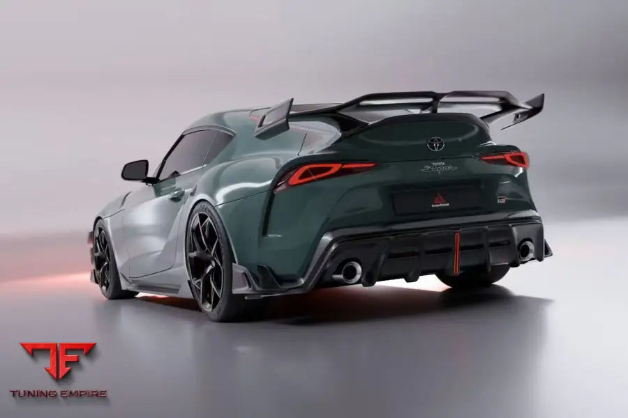 TOYOTA SUPRA MK5 A90 A91 3.0 2.0 2020-ON DRY PRE- PREG AE REAR DIFFUSER & CANARDS - Rear Diffuser
