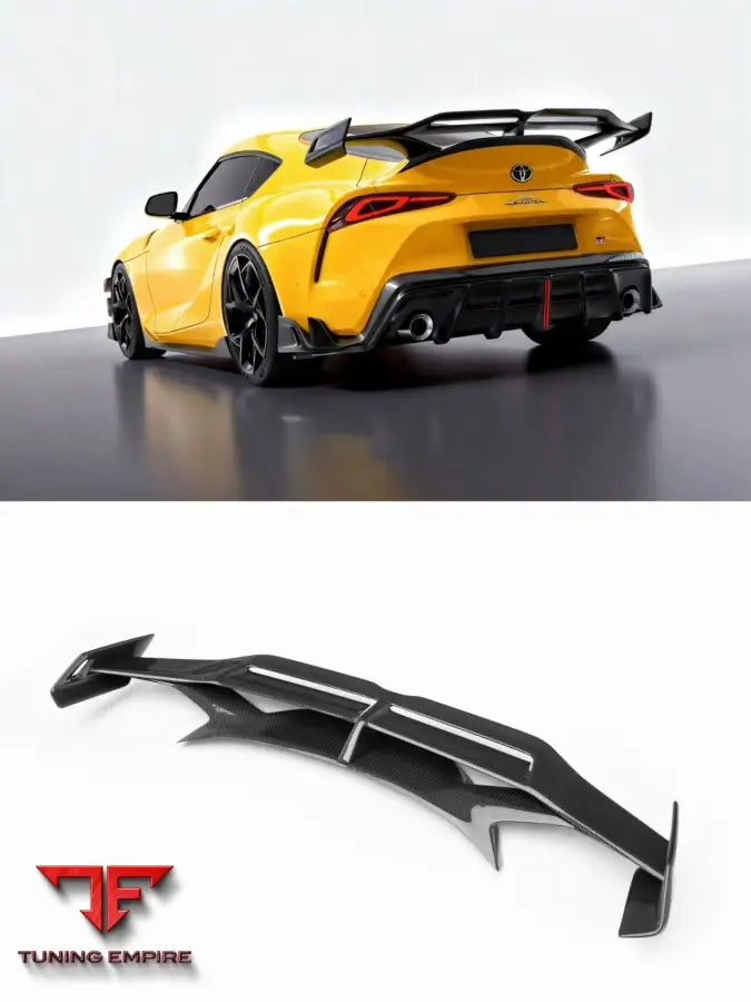 TOYOTA SUPRA MK5 A90 A91 3.0 2.0 2020-ON DRY PRE- PREG AE REAR WING SPOILER - Rear Wing & Spoiler