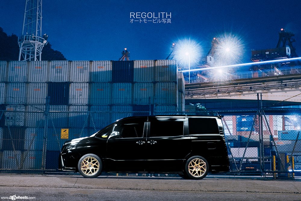 TOYOTA VOXY on custom forged wheels