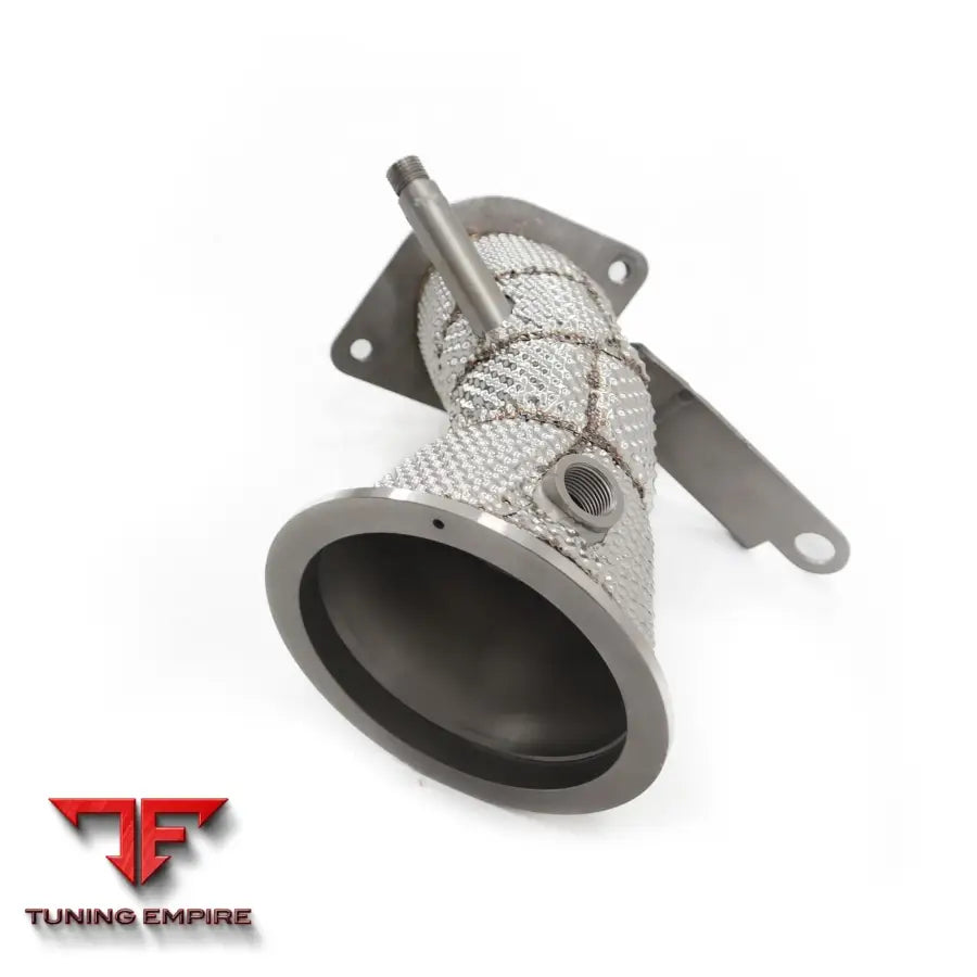 TOYOTA YARIS 1.6T STAINLESS STEEL RAZOR EXHAUST DOWNPIPE WITH HEAT SHIELD