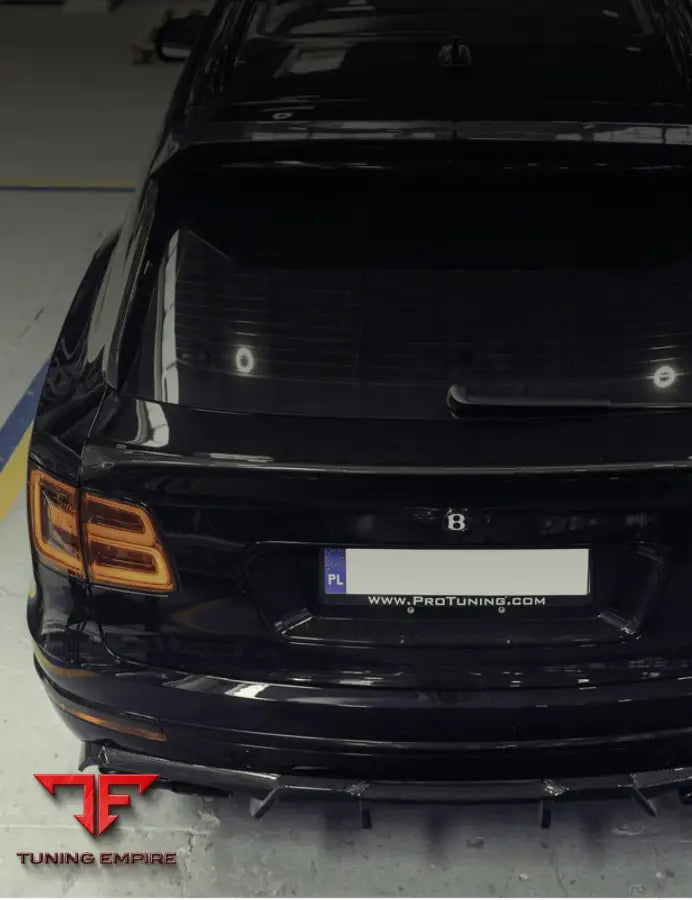 TRUNK LOWER / MIDDLE SPOILER CAP FOR BENTLEY BENTAYGA PREFACELIFT - Price on request - Body Kit