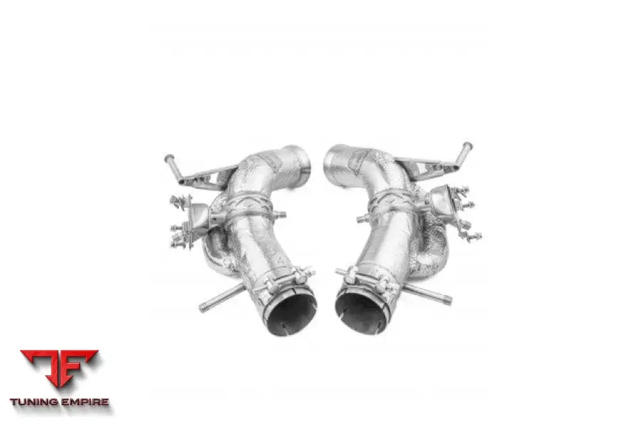 TUBI FERRARI 296 GTB & GTS STRAIGHT PIPES INCONEL EXHAUST