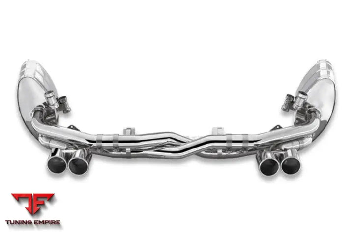 TUBI Porsche 997.2 central mufflers