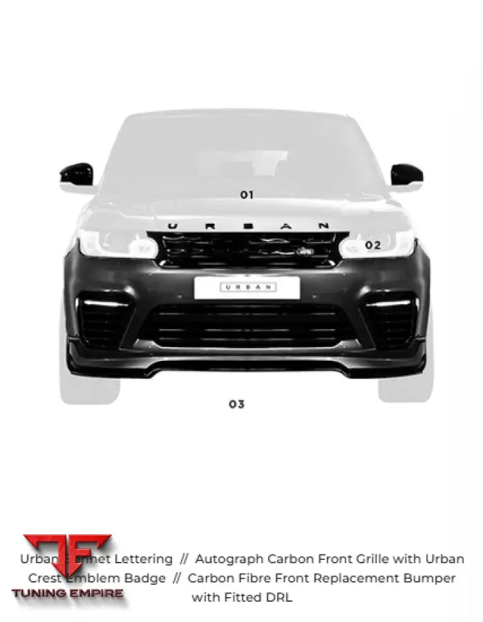 URBAN RANGE ROVER SPORT 2013 - 17