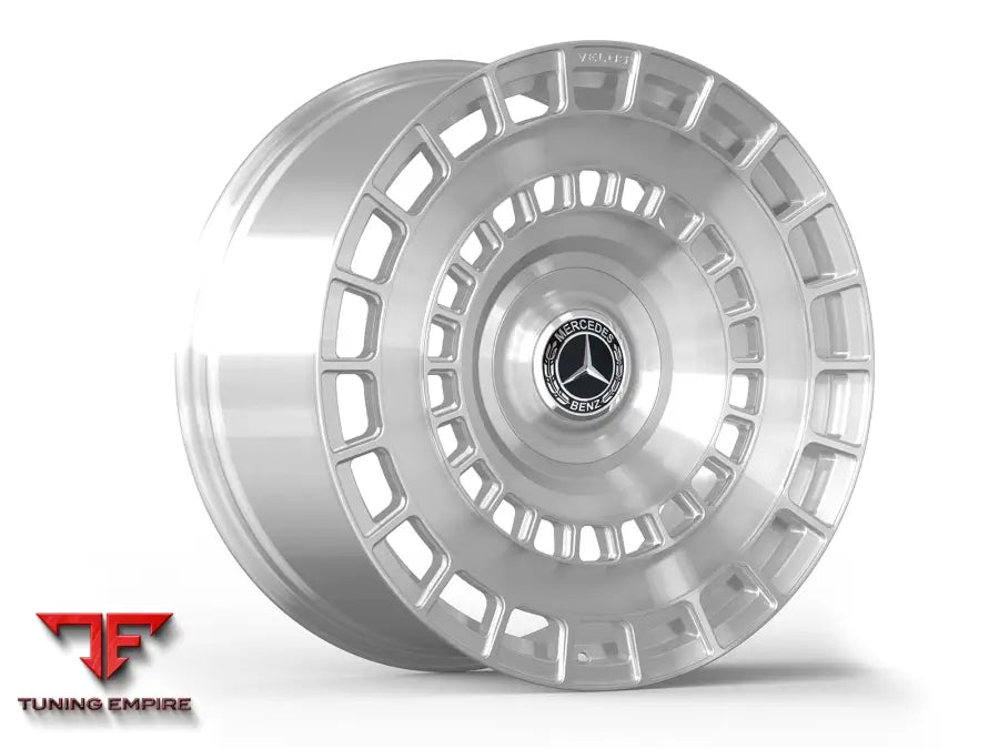 Velos CRS 10 one-piece monoblock forged wheel, angle view