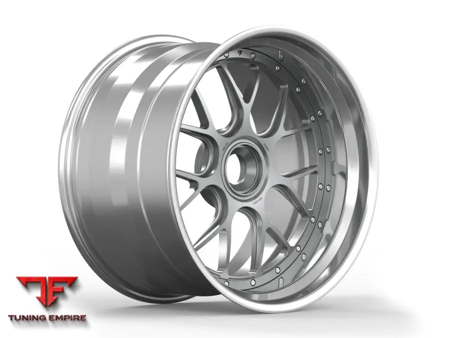 Velos VSS 07 three-piece classic bulge forged wheel, angle view