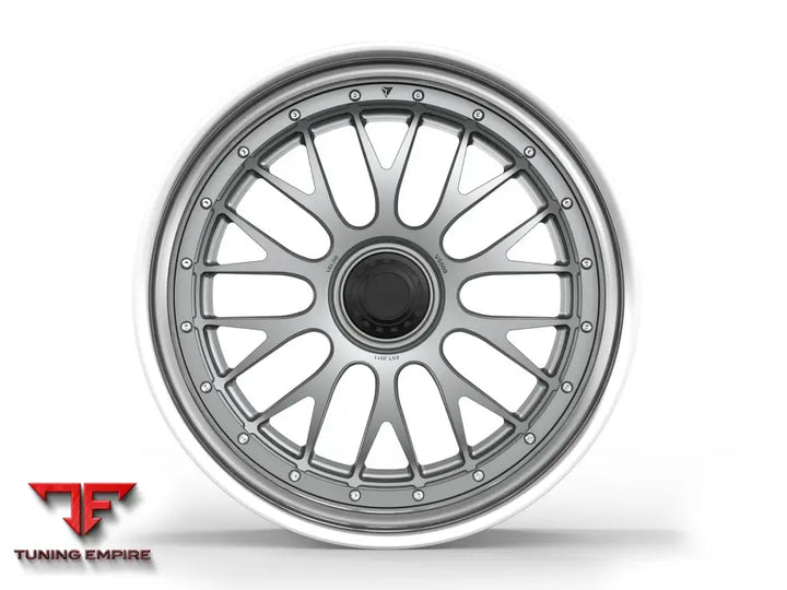 Velos VSS 09 three-piece classic bulge forged wheel, face view