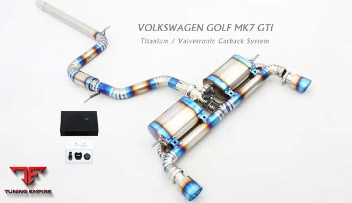 Volkswagen Golf Mk7 Titanium Valvetronic Exhaust System