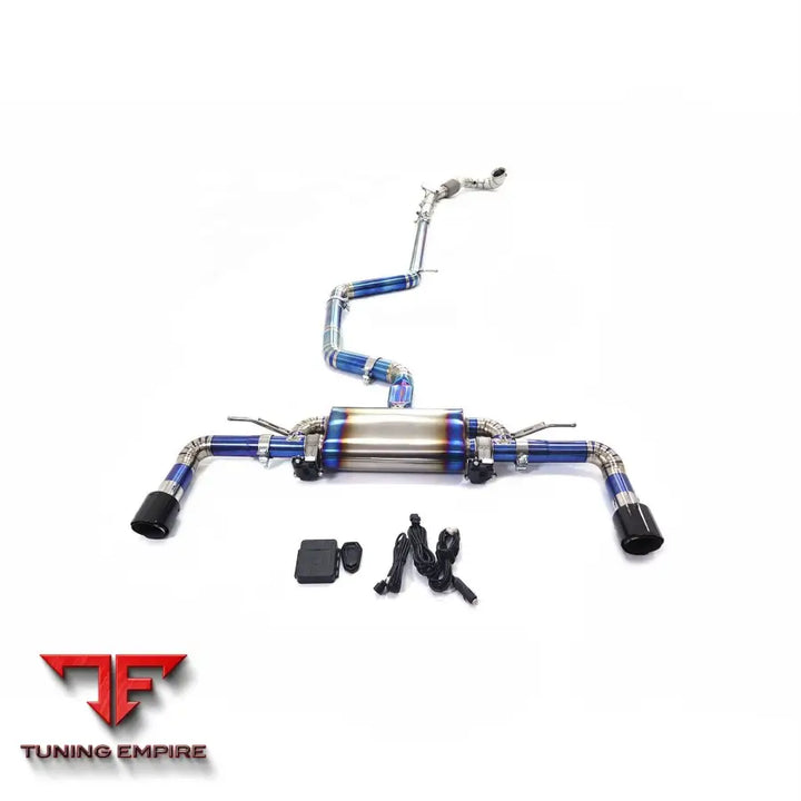 VOLKSWAGEN GOLF MK8 GTI STAINLESS STEEL DOWNPIPE/TITANIUM CATBACK RAZOR EXHAUST WITH MUFFLER VALVE