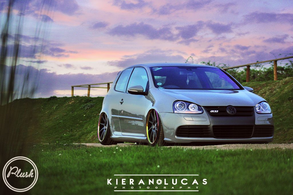 VOLKSWAGEN GOLF R32 on custom forged wheels