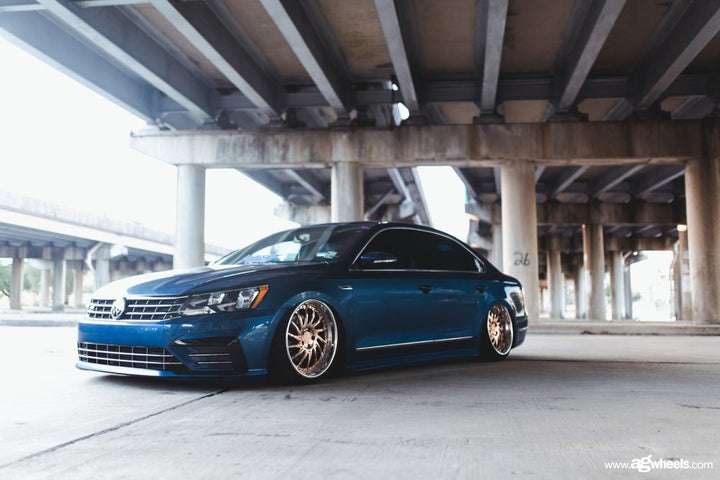 VOLKSWAGEN PASSAT on custom forged wheels