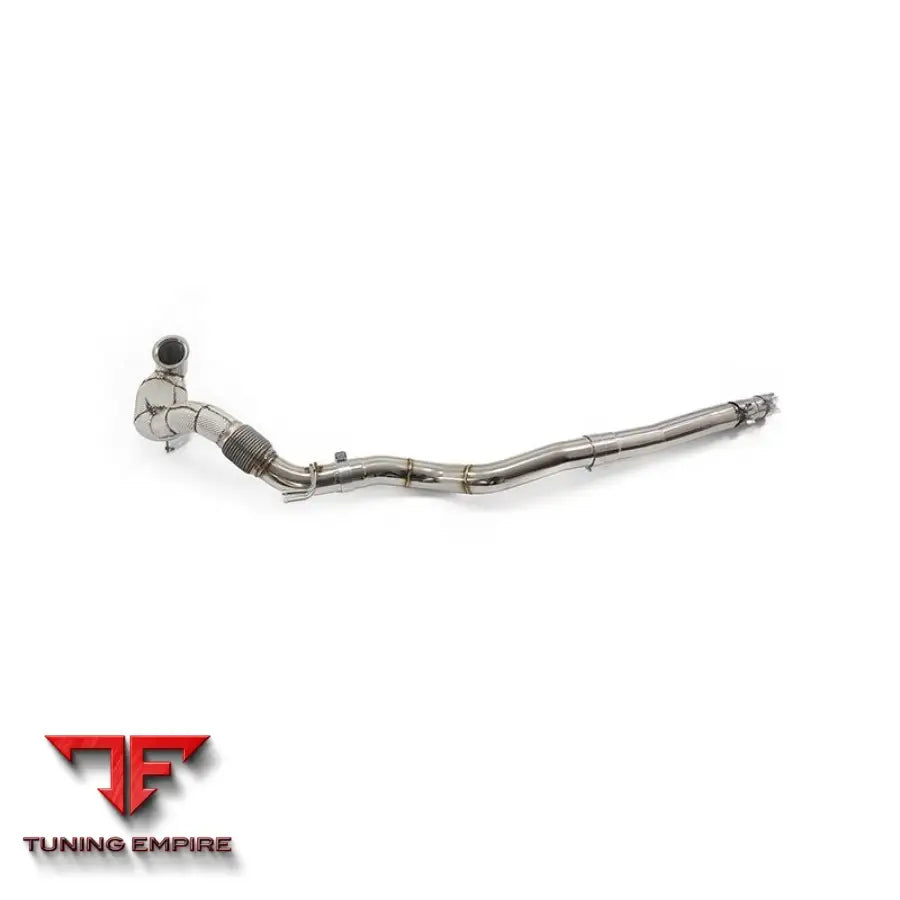 VOLKSWAGEN TIGUAN 2.0T STAINLESS STEEL RAZOR EXHAUST DOWNPIPE WITH HEAT SHIELD