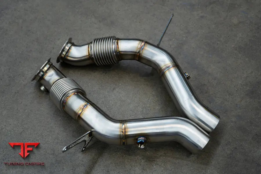 VOODOO DESIGN FERRARI F8 CAT BYPASS PIPES